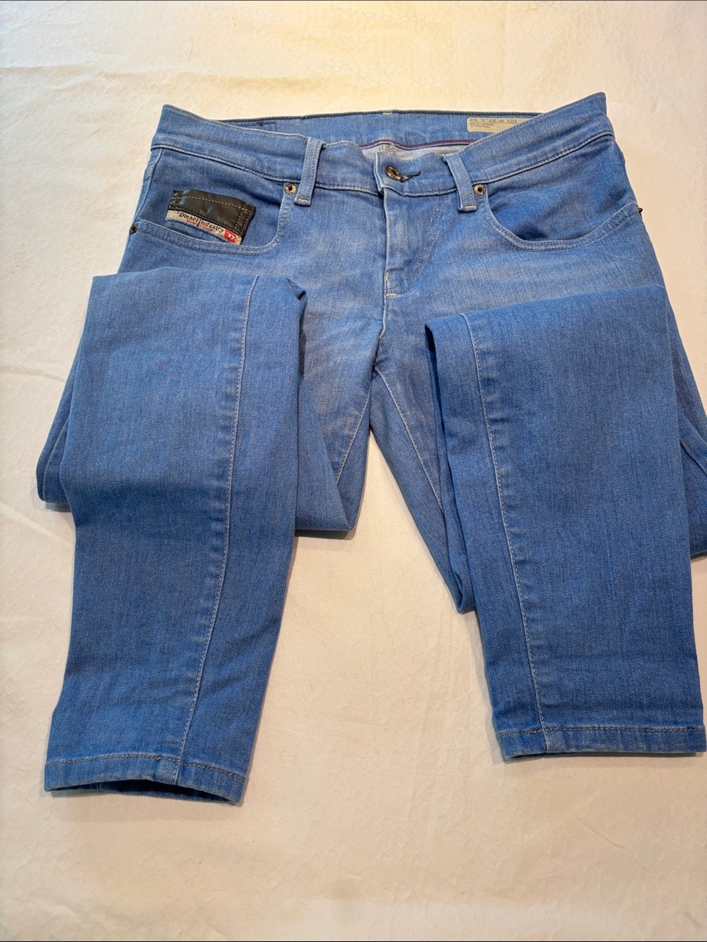 Diesel Light Blue Straight Jeans